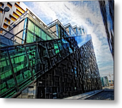 Oslo Architecture No. 4 Metal Print featuring the photograph Oslo Architecture No. 4 by Mary Machare