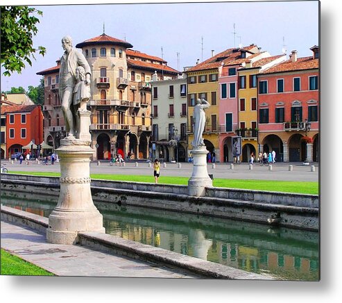 Great Piazza Of Prato Della Valle Metal Print featuring the photograph Padova by Oleg Zavarzin