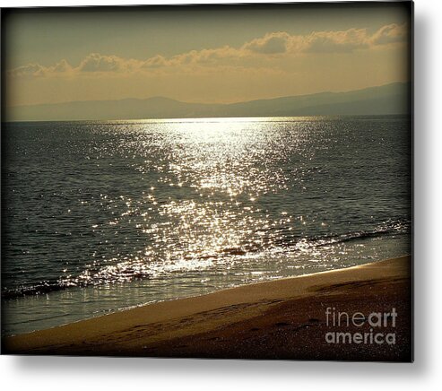 Sea Metal Print featuring the photograph Peace of mind... by Nina Stavlund