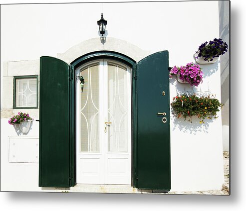 Home Decor Metal Print featuring the photograph Peschici by Planetix