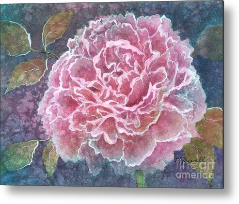 Water Http://fineartamerica.com/images-medium/pink-beauty-barbara-jewell.jpg?timestamp=1338949785color Paintings Metal Print featuring the painting Pink Beauty by Barbara Jewell