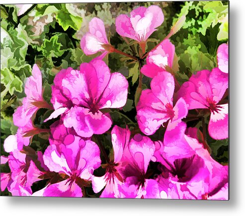 Flowers Metal Print featuring the photograph Pink Pretty by Mary Underwood