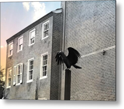 Poe House Metal Print featuring the photograph Poe House by Dark Whimsy
