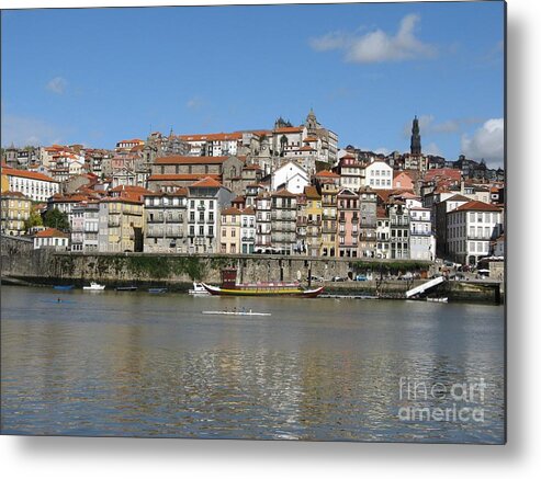 Architecture Metal Print featuring the photograph Porto by Arlene Carmel