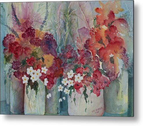 Artwork Metal Print featuring the painting Profusion by Lee Beuther