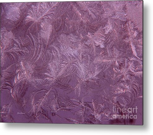Ice Metal Print featuring the photograph Purple Passion  by Yumi Johnson