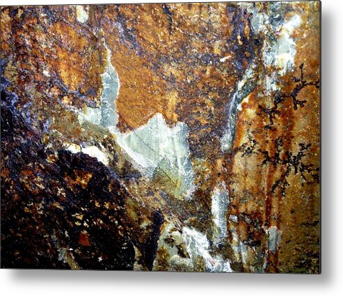 Rock Metal Print featuring the photograph Rockscape 10 by Linda Bailey