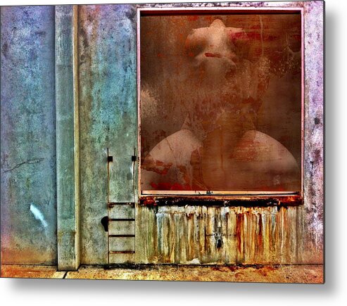 Rust Metal Print featuring the photograph Rusty Wall 1 by Andrea Kollo