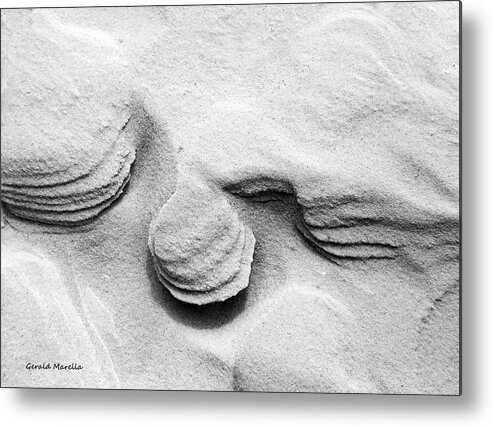 Sand Metal Print featuring the photograph Sand Swirls 2 by Gerald Marella