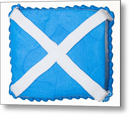 Patriotism Metal Print featuring the photograph Scottish Cake by Diane Macdonald