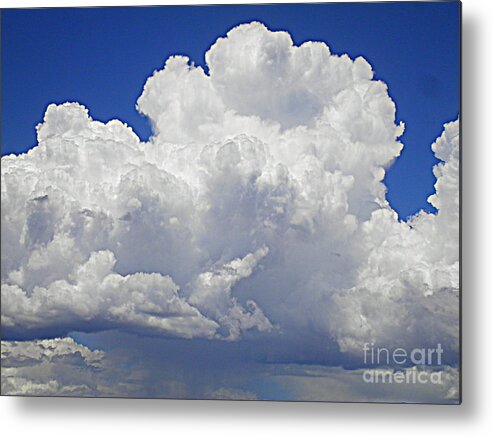 Clouds Over The Mesa Metal Print featuring the photograph Sky Pilot by Sian Lindemann