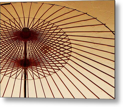Wheel Metal Print featuring the photograph Spokes of the Wheel by Anne McDonald