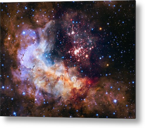 Science Metal Print featuring the photograph Star Cluster Westerlund 2 by Science Source