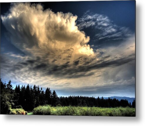Storm Metal Print featuring the photograph Storm Approaching by Peter Mooyman