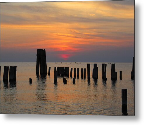 Sunset Metal Print featuring the photograph Sunset Cape Charles by Richard Reeve
