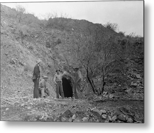 Mine Metal Print featuring the photograph Taking a Break by Larry Ward