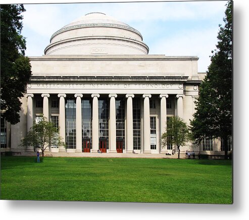 The Dome At Mit Metal Print featuring the photograph The Dome at MIT by Georgia Fowler