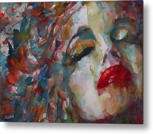 Marilyn Monroe Metal Print featuring the painting The Last Chapter by Paul Lovering