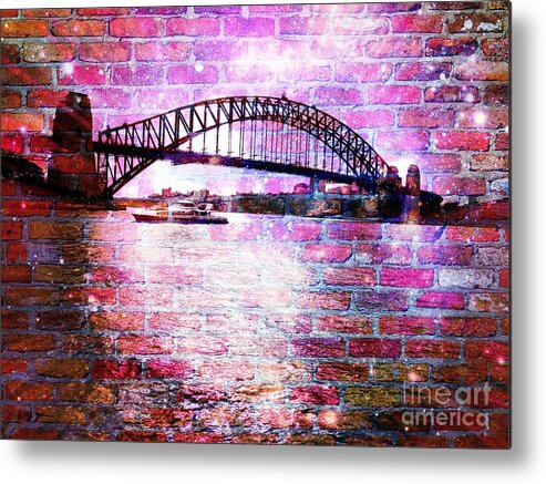 Wall Metal Print featuring the photograph Sydney Harbour Through the Wall 1 by Leanne Seymour