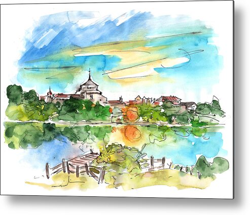 Travel Metal Print featuring the painting Toledo 03 by Miki De Goodaboom