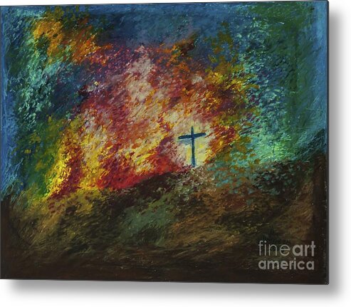 Abstract Metal Print featuring the pastel Truth by Jon Kittleson