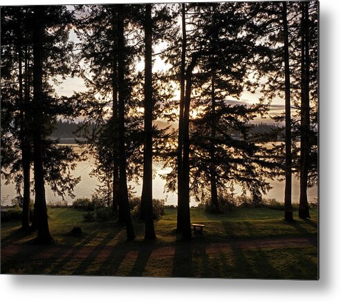Sunrise Metal Print featuring the photograph Vancouver Island Sunrise by Inge Riis McDonald