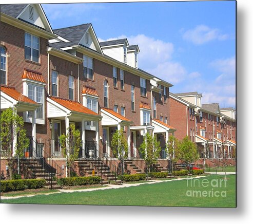 Condos Metal Print featuring the photograph Whose Is Whose? by Ann Horn