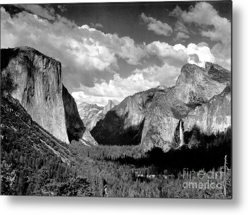  Metal Print featuring the photograph Yosemite Valley 1935 by Ansel Adams