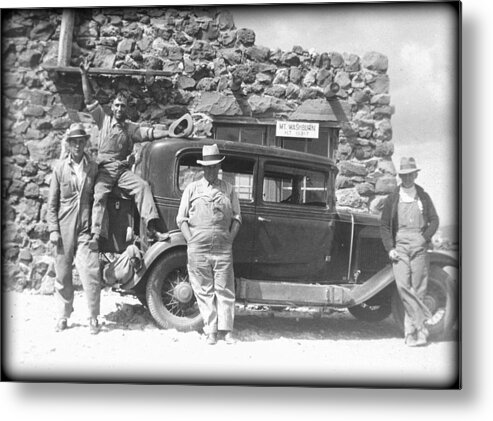 Mt Washburn Metal Print featuring the photograph Depression Travlers by Bonfire Photography