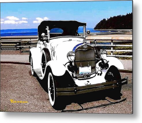 Model A Ford Metal Print featuring the photograph Model A Extraordinaire by A L Sadie Reneau