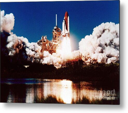 Space Shuttle Metal Print featuring the photograph Space Shuttle Launch #7 by Nasa