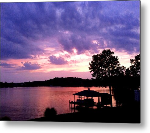 Sky Metal Print featuring the photograph Purple Haze #1 by Jean Macaluso