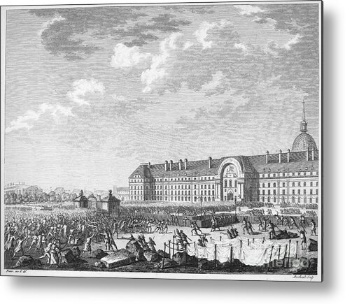 1789 Metal Print featuring the photograph French Revolution, 1789 #9 by Granger