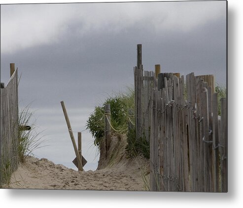 Landscape Metal Print featuring the photograph Cloudy Morning by Michael Friedman