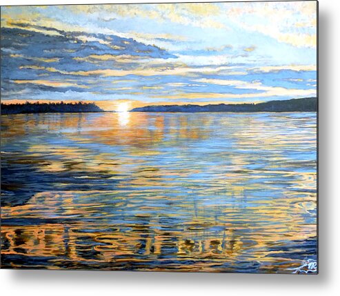 Davidson Quebec Metal Print featuring the painting Davidson Quebec by Tom Roderick