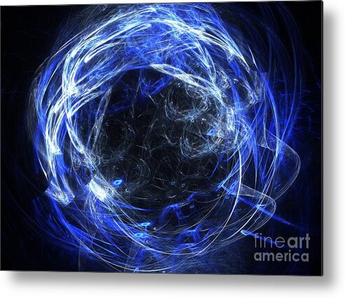 Apophysis Metal Print featuring the digital art Eternal by Kim Sy Ok