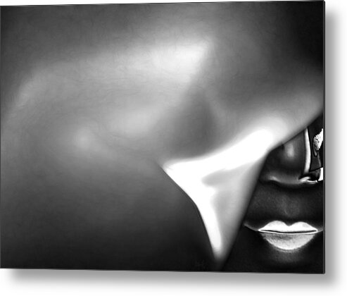 Knowing Metal Print featuring the digital art Follow Your Heart by Holly Ethan