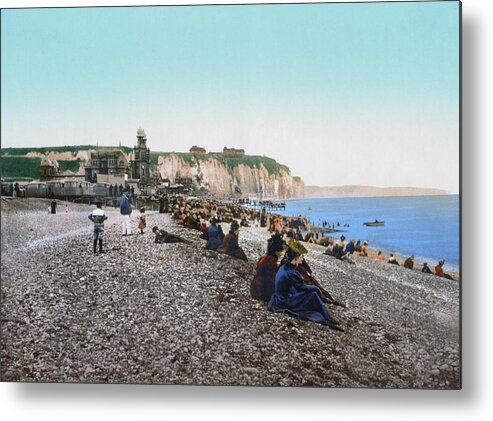 1895 Metal Print featuring the photograph FRANCE: RESORT, c1895 by Granger