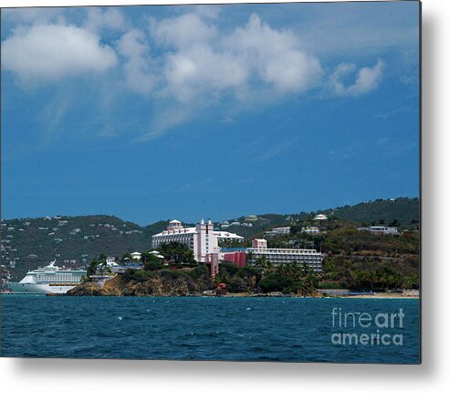 St. Thomas Metal Print featuring the photograph Frenchman's Reef Resort 1 by Tim Mulina