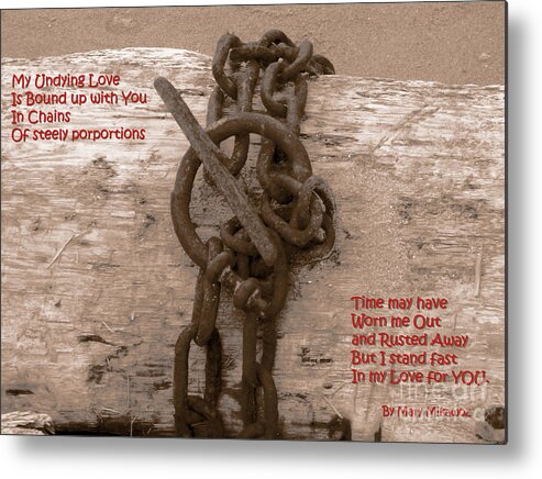 Scene Metal Print featuring the photograph Love Knot by Mary Mikawoz