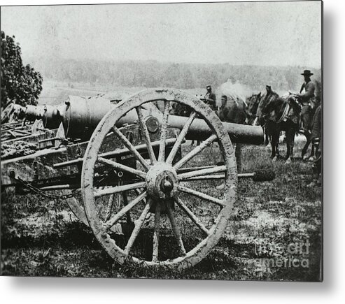 Artillery Metal Print featuring the photograph Parrott Gun by Photo Researchers