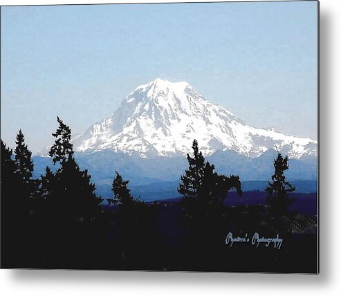 Mt. Rainier Metal Print featuring the photograph Rainier Reign by A L Sadie Reneau