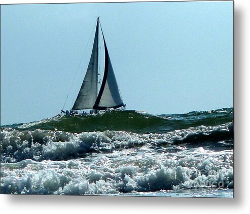 Travel Metal Print featuring the photograph Sailing with style by Anna Duyunova