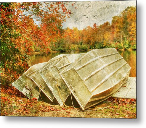 Autumn Metal Print featuring the photograph Seasons End by Darren Fisher