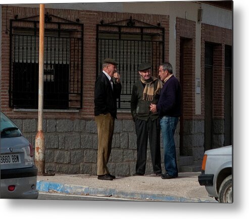 Toledo Metal Print featuring the photograph Standing On the Corner by Lorraine Devon Wilke