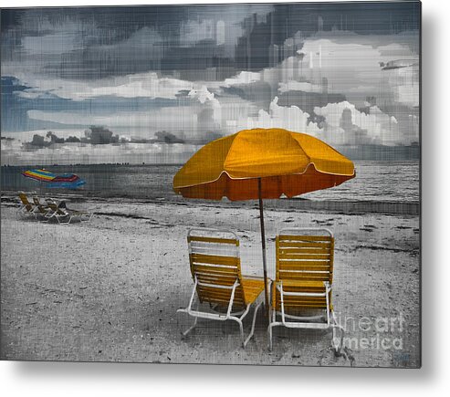 Beach Metal Print featuring the photograph Summer's End by Jeff Breiman