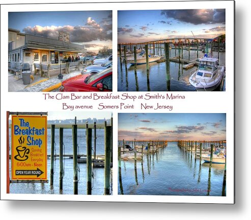 Clam Bar Metal Print featuring the photograph The Clam Bar and Breakfast Shop by John Loreaux