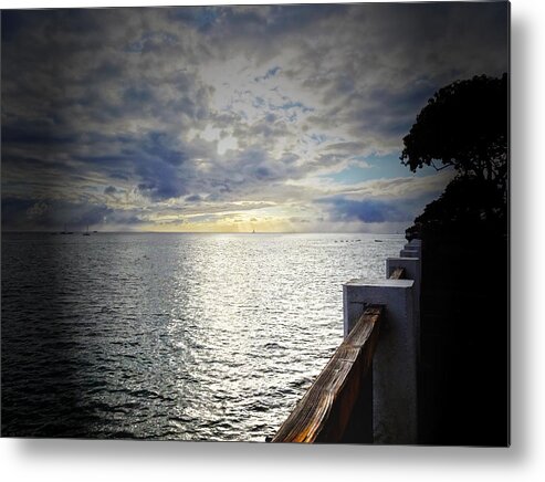 Ocean Metal Print featuring the photograph Tranquility by Mary Jane Armstrong