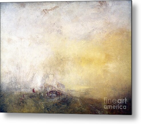 1845 Metal Print featuring the photograph Turner: Sunrise, 1845 by Granger