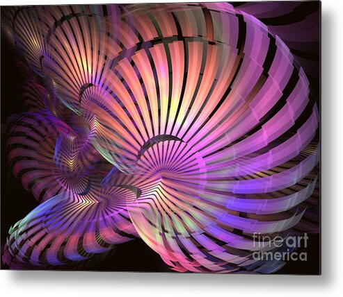 Pink Home Decor Metal Print featuring the digital art Umbra by Kim Sy Ok